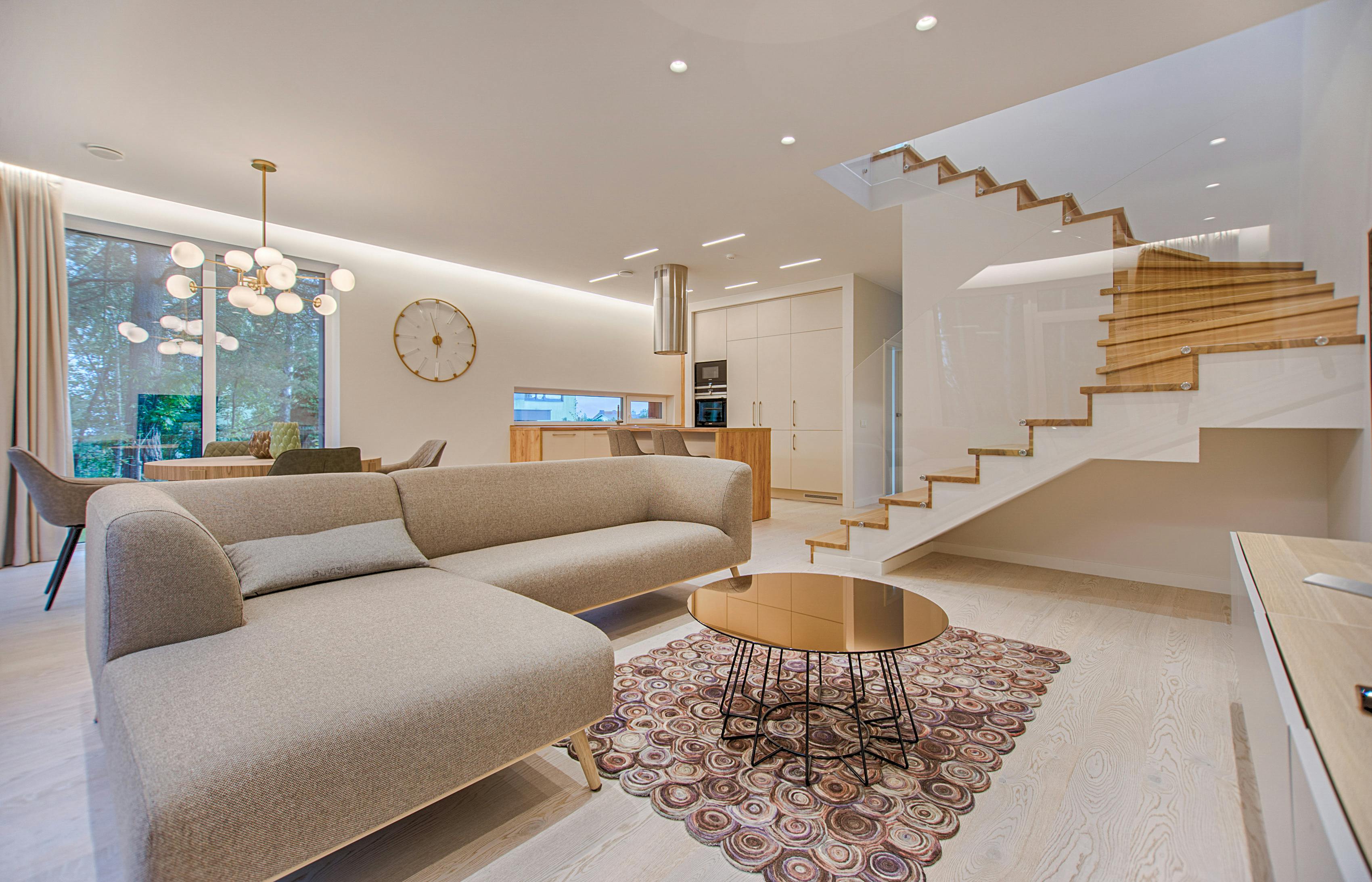 Modern Luxury Living Room Design by AR Interiors
